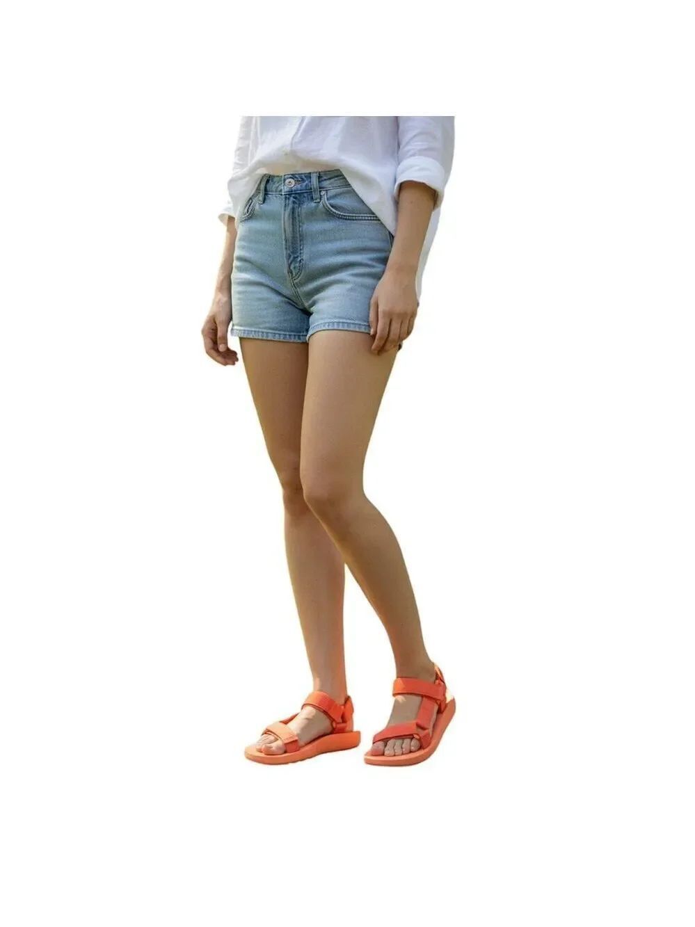 SHEIN Strappy Water Hiking Sport Beach Sandals   Color Orange Size 8.5